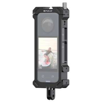 PULUZ Metal Cage for Insta360 X4 with Cold Shoe & Tripod Adapter - 1