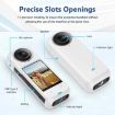 PULUZ White Dust-proof Silicone Case for Insta360 X4 - 4