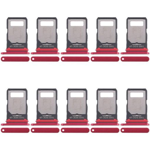 Motorola Edge 40 XT2303-2 SIM Card Tray + Holder Red 10pcs Original - 1