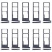 Motorola Moto G6 10pcs SIM & Micro SD Card Trays (Black) - 1