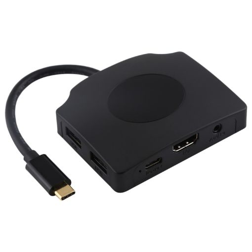 V178A Multi-function USB-C HUB: USB 3.0, HDMI, Audio, SD/TF Reader - 1