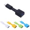 5 PCS USB-C Male to USB 3.0 Female OTG Adapter - Green - 4