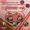 T2 Bluetooth 5.0 TWS Earphones with Touch, Display & Charging Box - 4