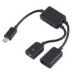 Micro USB OTG Adapter Cable 1 to 2 - 2