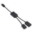 Micro USB OTG Adapter Cable 1 to 2 - 3