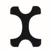 2.5" Hard Drive Silicone Case for WD/Seagate/Toshiba, No Hole, Black - 2