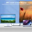 4 in 1 USB-C to PD, USB 3.0, Dual HDMI HUB Docking Station (Grey) - 3