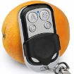 433MHz Wireless Remote Control, Black/Silver, 4 Keys, Learning Code - 3