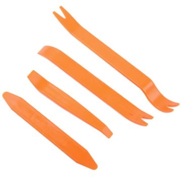 Plastic Pry Bar Dash Panel Trim Removal Tool Set, 4pcs Double Ended - 1