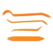 Plastic Pry Bar Dash Panel Trim Removal Tool Set, 4pcs Double Ended - 2