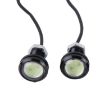 2 PCS 3W Waterproof Eagle Eye LED Vehicle Lights, 60cm Cable, Ice Blue - 5