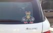 Frog Pattern Car Sticker - 15.5x12.5 cm Size - 4