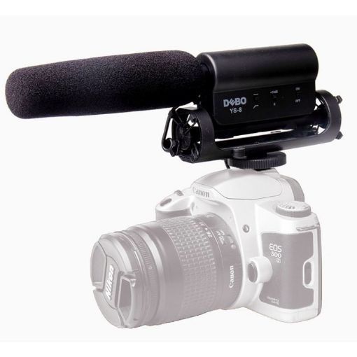 DEBO YS-8 Professional Interview Microphone for DSLR & Camcorder - 1