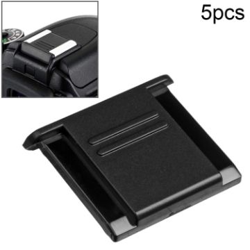 Black 5pcs Hot Shoe Cover for Camera - 1