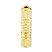 Gold Plated 3.5mm Female to Stereo Jack Adapter Socket - 2