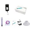 Purple Hand-held 3D Printing Pen with EU Plug - 3