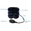 Dark Blue Inflatable Neck Traction Device for Pain Relief - 4