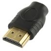 Gold Plated HDMI Male to Micro HDMI Female Adapter (Black) - 2