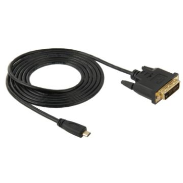 1.8m Micro HDMI to DVI 24+1 Pin Male Adapter Cable - 1