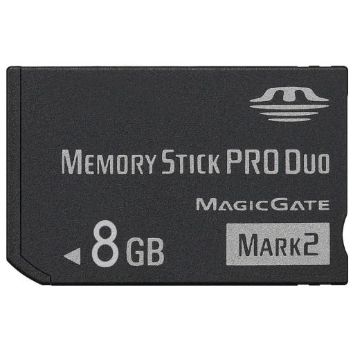 8GB MARK2 High Speed Memory Stick Pro Duo - Real Capacity - 1