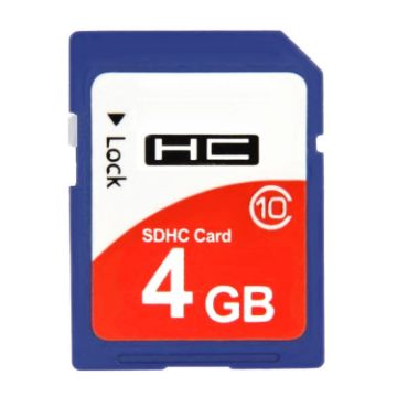 High Speed 4GB Class 10 SDHC Camera Memory Card - 1