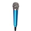 Blue 3.5mm Metal Condenser Microphone for IOS/Android Devices - 2