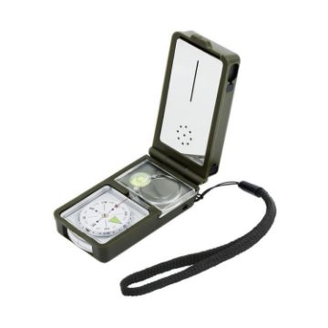 Multi-Function 10 in 1 Portable Tool: Compass, Thermometer & More - 1