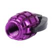 Universal Bicycle Tire Valve Caps - 4 PCS (Purple) - 3