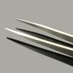 Gooi TS-11 Silver Steel Straight Tweezers - 3