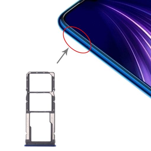 Xiaomi Redmi Note 8 Blue SIM & Micro SD Card Trays - 1