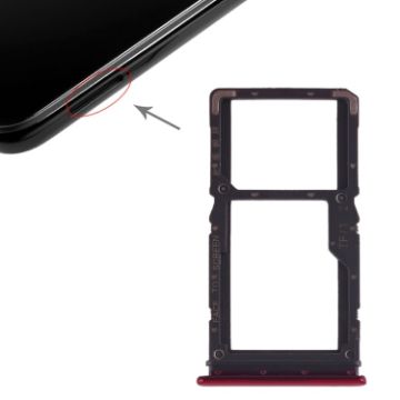 Red SIM Card Tray & Micro SD Tray for Xiaomi Redmi Note 7/Pro - 1