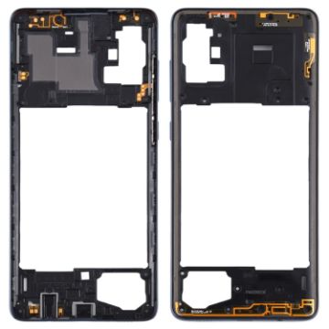Samsung Galaxy A71 Black Middle Frame Bezel Plate - 1
