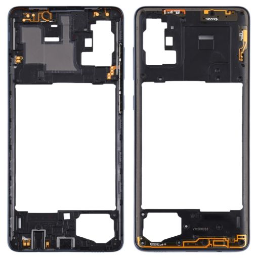 Samsung Galaxy A71 Black Middle Frame Bezel Plate - 1