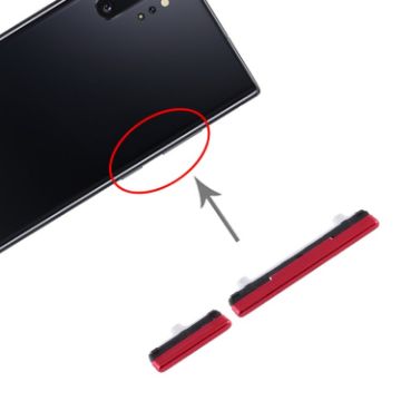 Red Power and Volume Buttons for Samsung Galaxy Note10+ - 1