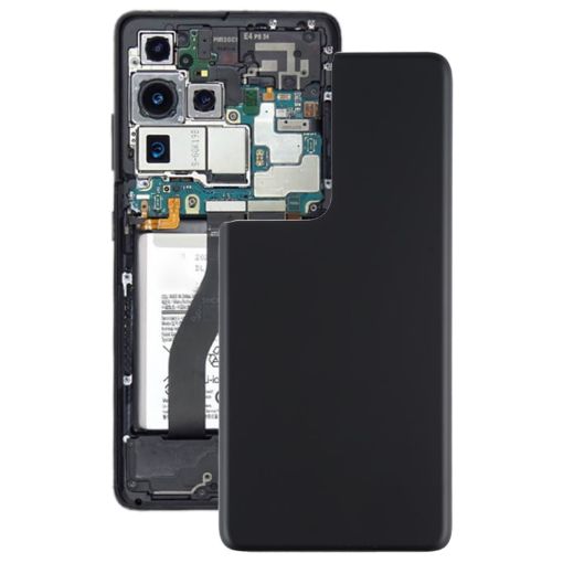Samsung Galaxy S21 Ultra 5G Black Battery Back Cover - 1