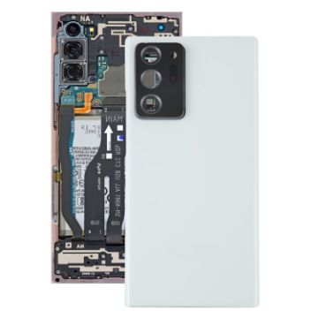 Galaxy Note20 Ultra Battery Back Cover & Camera Lens (White) - 1