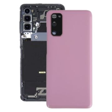 Samsung Galaxy S20 Pink Back Cover with Camera Lens Cover - 1
