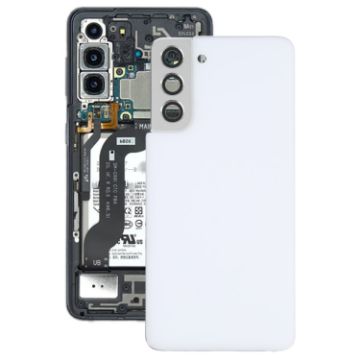 Galaxy S21 5G Battery Back Cover with Camera Lens (White) - 1