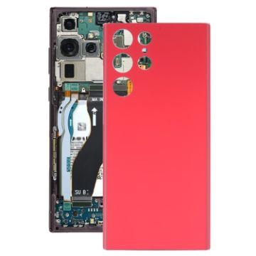 Samsung Galaxy S22 Ultra Red Battery Back Cover - 1
