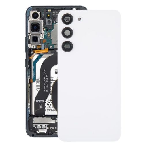 Galaxy S23+ SM-S916B OEM Back Cover with Camera Lens (White) - 1