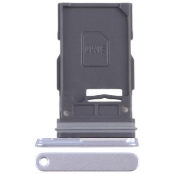 Original Silver SIM Card Tray for Samsung Galaxy S25/S25+ SM-S931B/S936B - 1