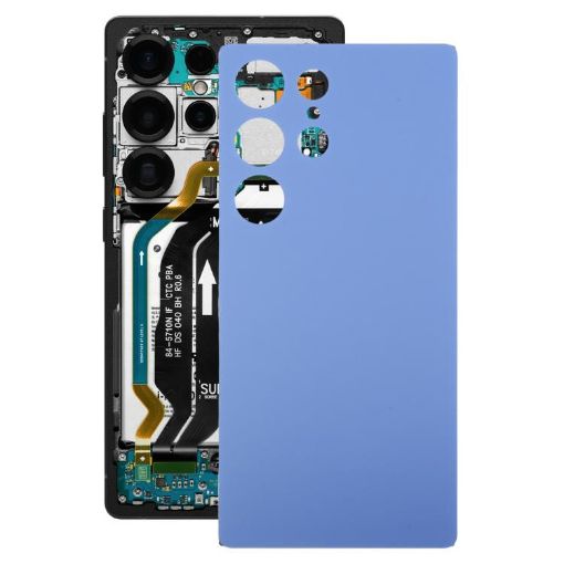 Samsung Galaxy S25 Ultra SM-S9386 Sea Blue OEM Battery Back Cover - 1