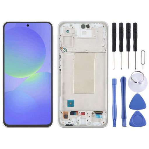 Samsung Galaxy A36 SM-A366B Silver Original LCD Screen Assembly - 1