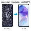 Samsung Galaxy A55 OLED LCD Screen Assembly with Frame (Baby Blue) - 6