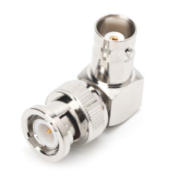 BNC Male to Female L Type Right Angle RF Connector - 1