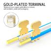 CAT7 Ultra-thin Flat Ethernet LAN Cable 10Gbps 30m Gold Plated RJ45 - 3