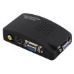 High Resolution BNC/S-Video to VGA Converter (Black) - 1
