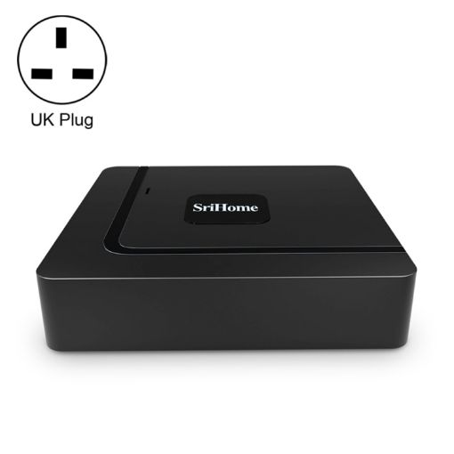 SriHome NVS003 4K 16 Channel Network Video Recorder, UK Plug - 1