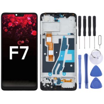 OPPO A3/F7 TFT LCD Screen Digitizer Assembly With Frame - 1