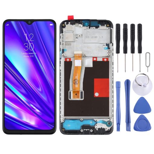 OPPO Realme 5 Pro/Q RMX1971 TFT LCD Screen Digitizer with Frame - 1